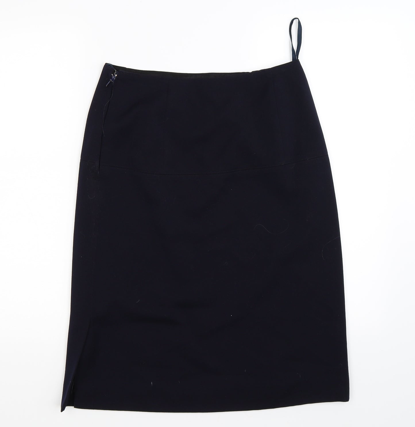 Preworn Womens Blue   Straight & Pencil Skirt Size 28 in