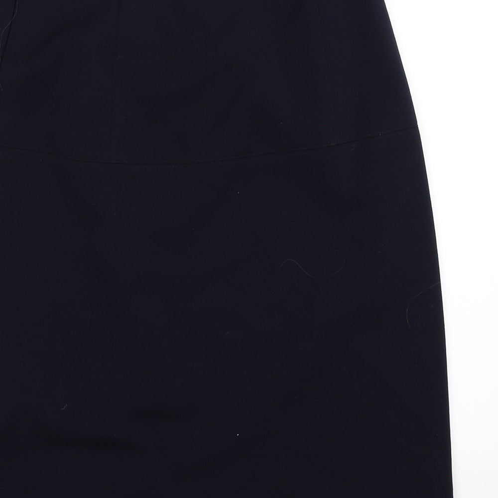 Preworn Womens Blue   Straight & Pencil Skirt Size 28 in