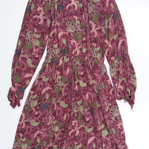 Robert Pinault  Womens Multicoloured Floral  Fit & Flare  Size 20