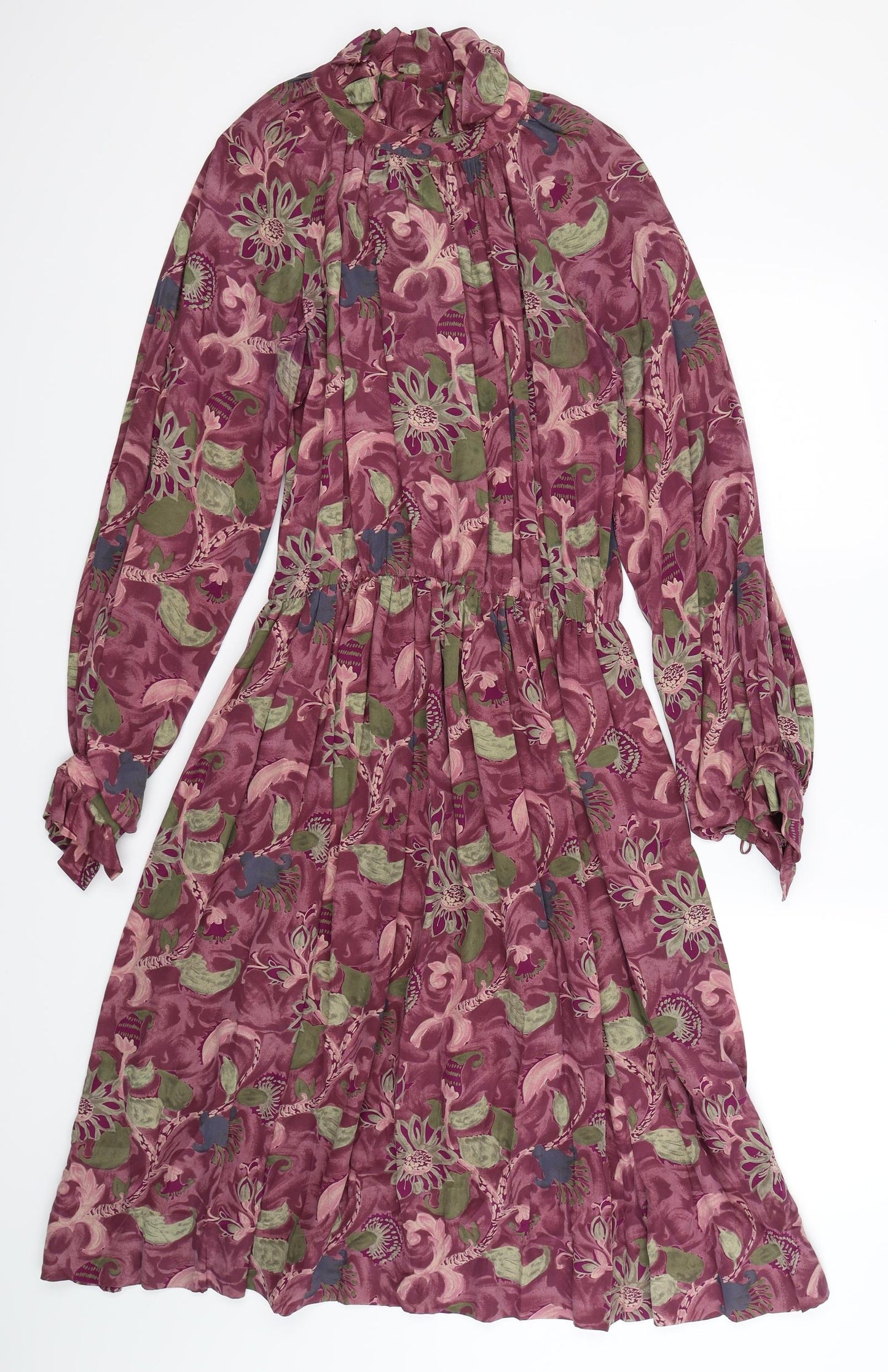 Robert Pinault  Womens Multicoloured Floral  Fit & Flare  Size 20