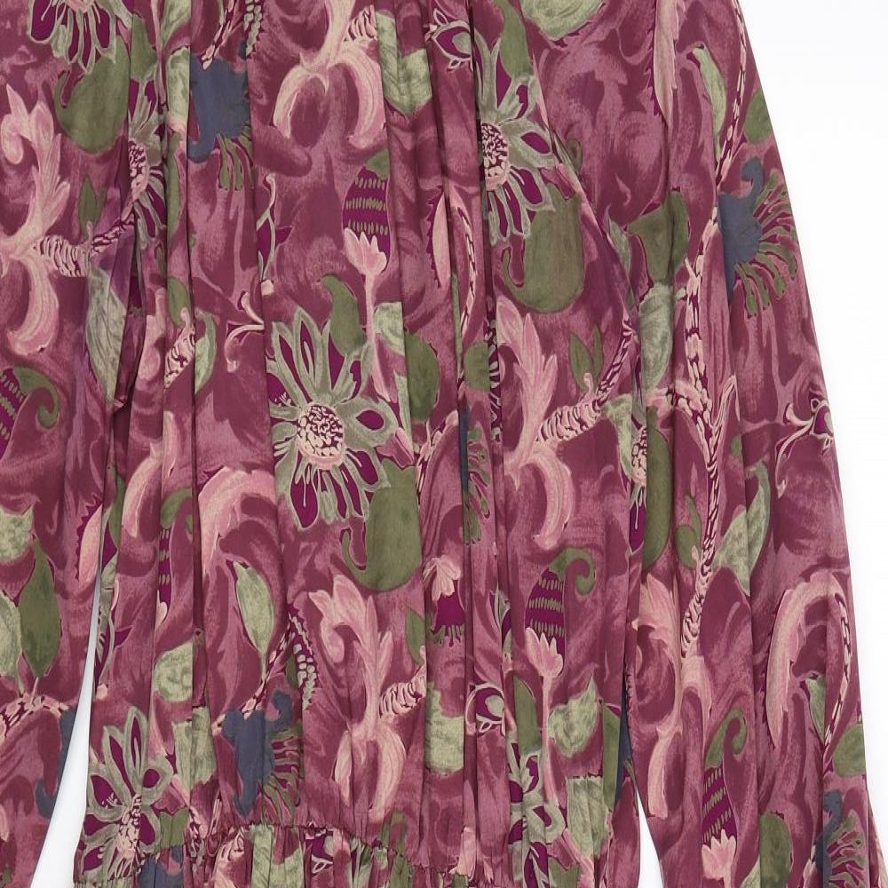 Robert Pinault  Womens Multicoloured Floral  Fit & Flare  Size 20