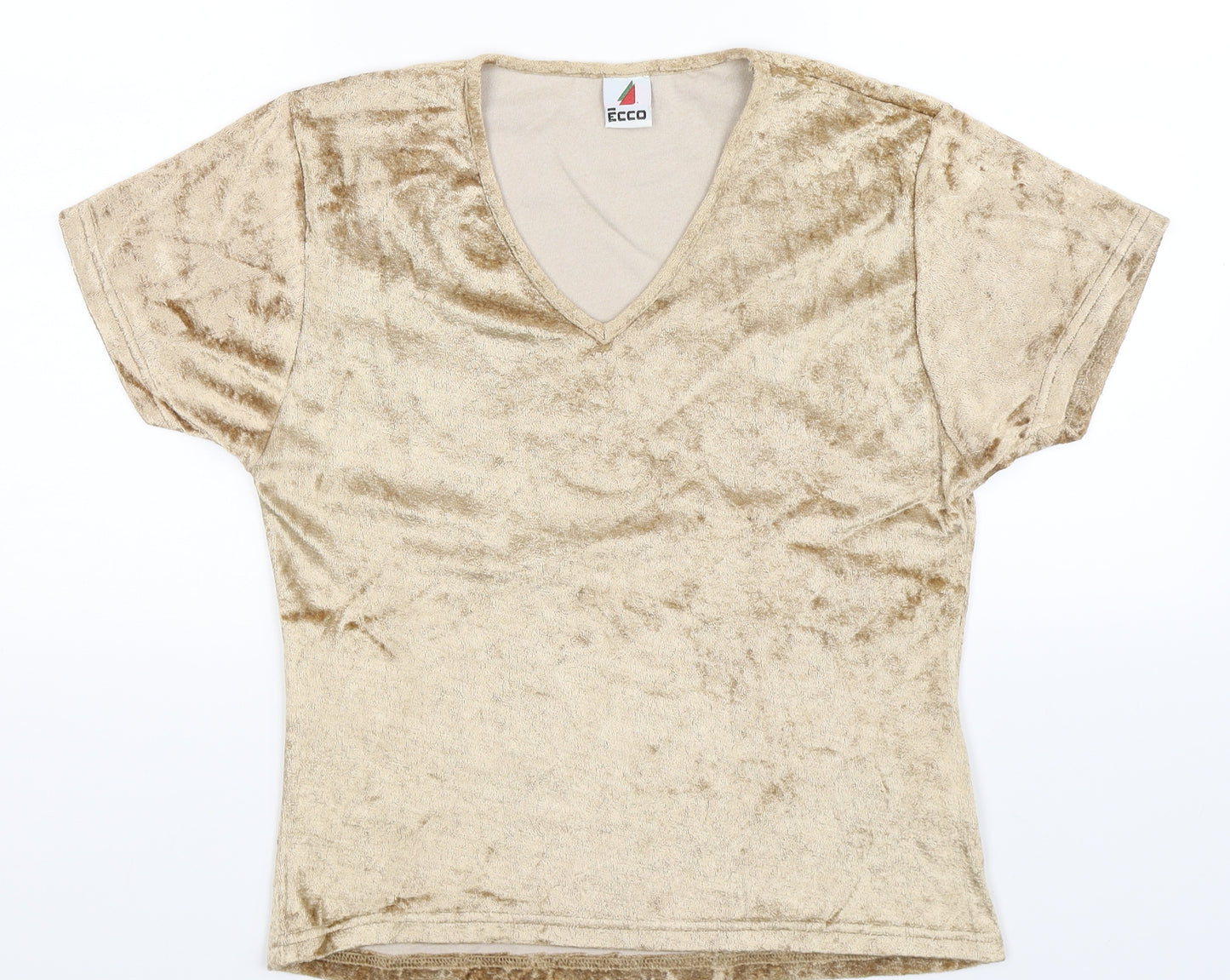 C&A Womens Gold   Basic T-Shirt Size 16