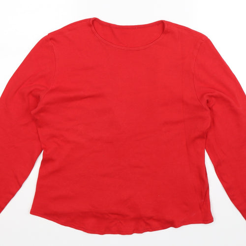 Preworn Womens Red   Basic T-Shirt Size M