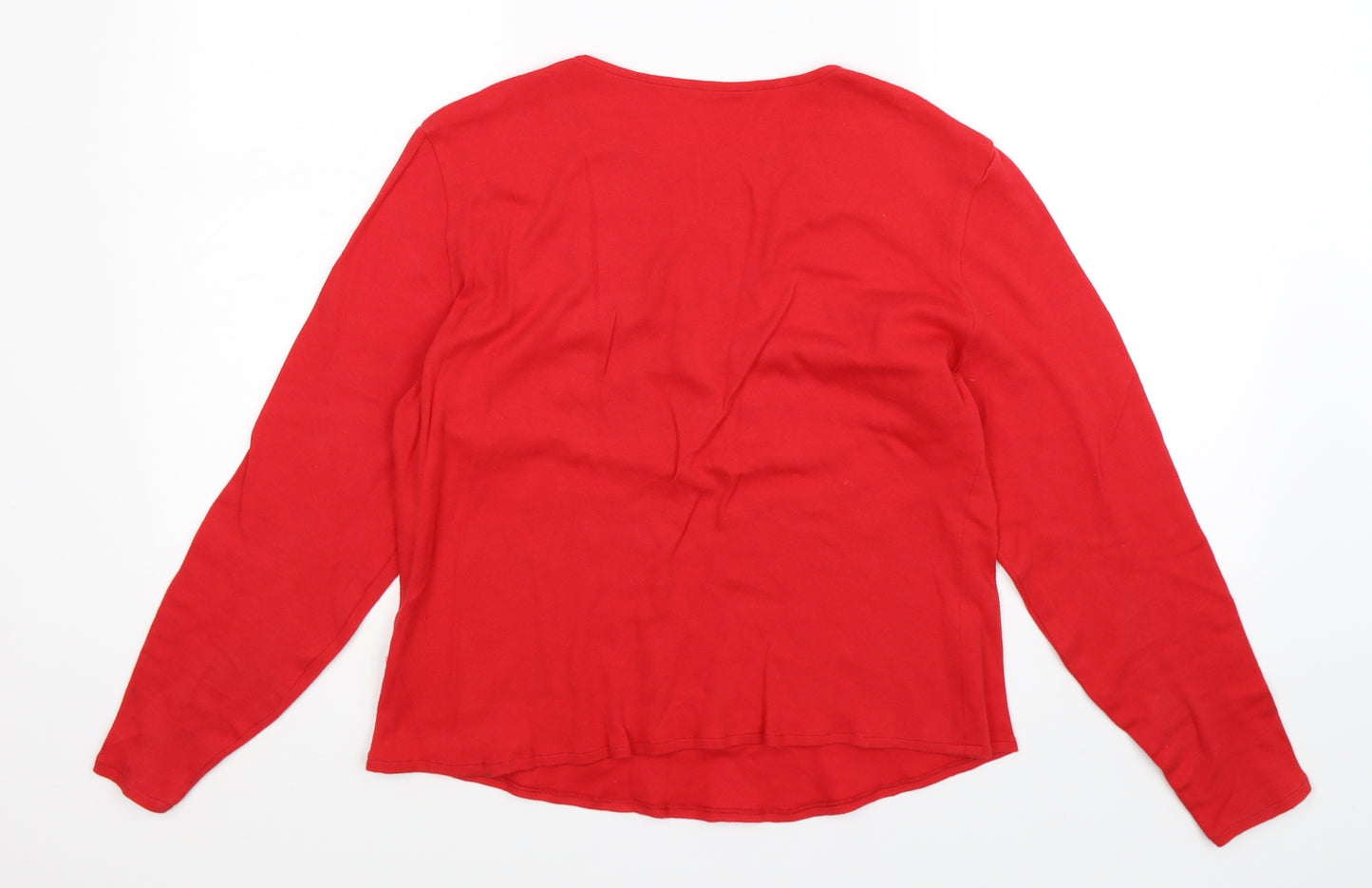 Preworn Womens Red   Basic T-Shirt Size M