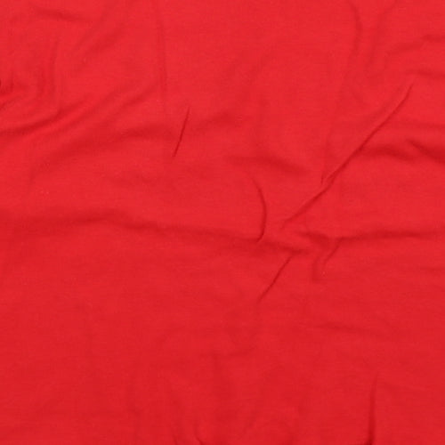 Preworn Womens Red   Basic T-Shirt Size M