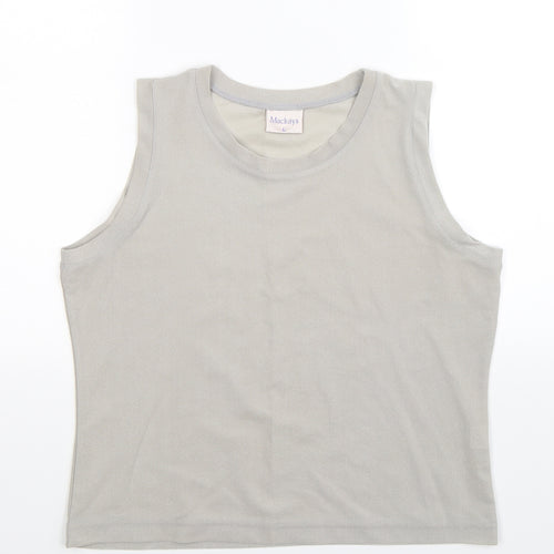 Mackays Womens Silver   Basic Tank Size L