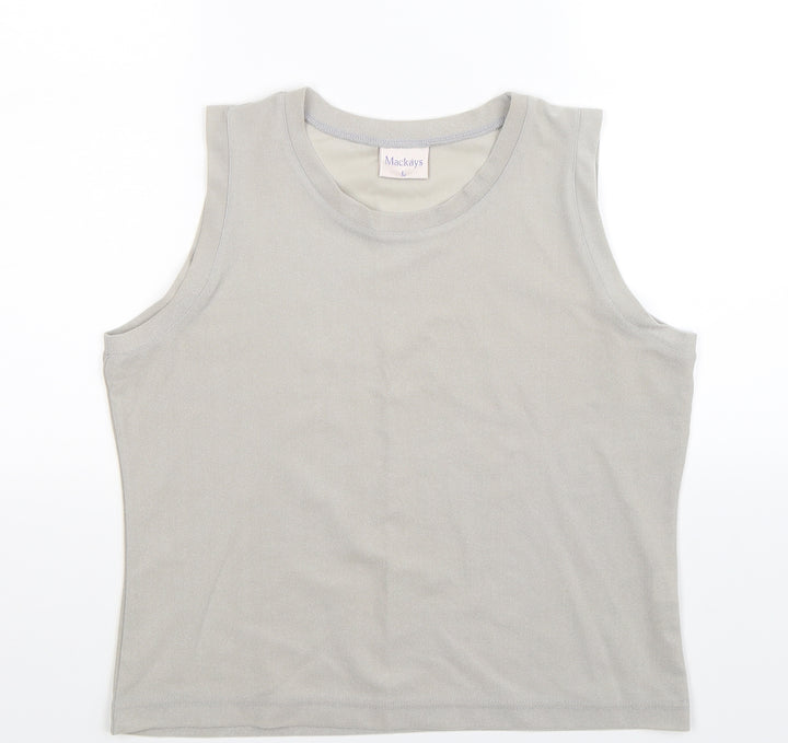 Mackays Womens Silver   Basic Tank Size L