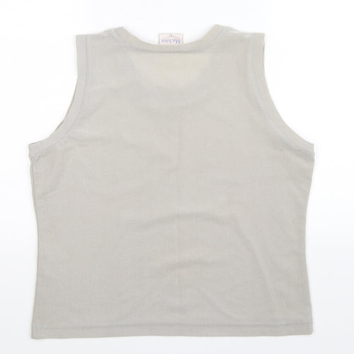 Mackays Womens Silver   Basic Tank Size L
