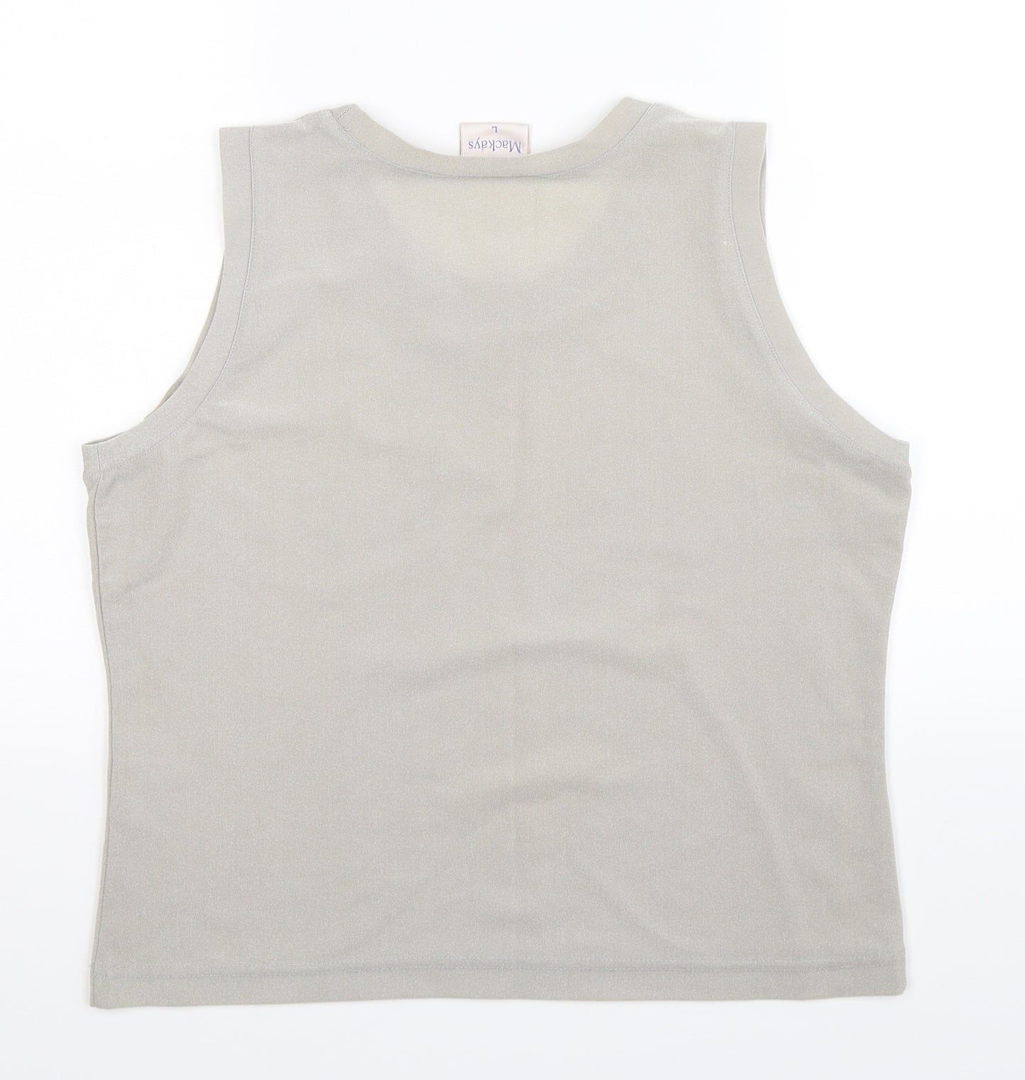 Mackays Womens Silver   Basic Tank Size L