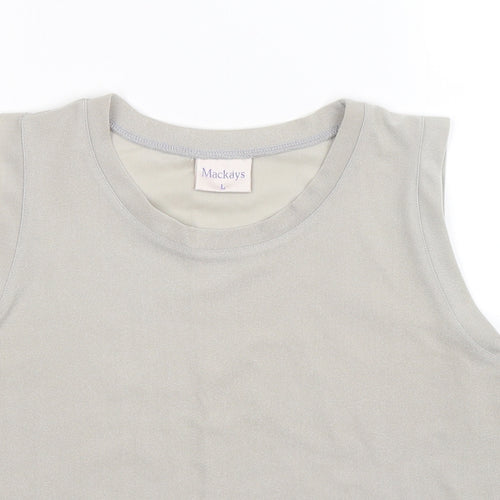 Mackays Womens Silver   Basic Tank Size L