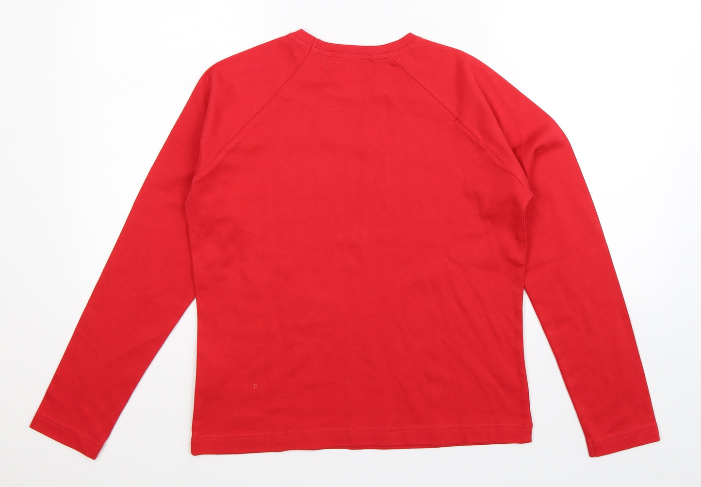 Sweater Shop Womens Red   Pullover Sweatshirt Size M