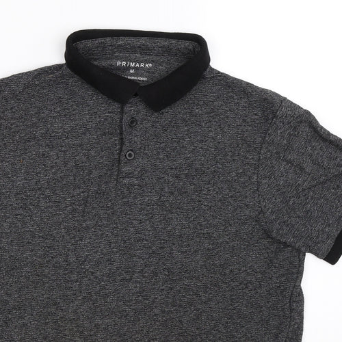 Primark Mens Grey    Polo Size M