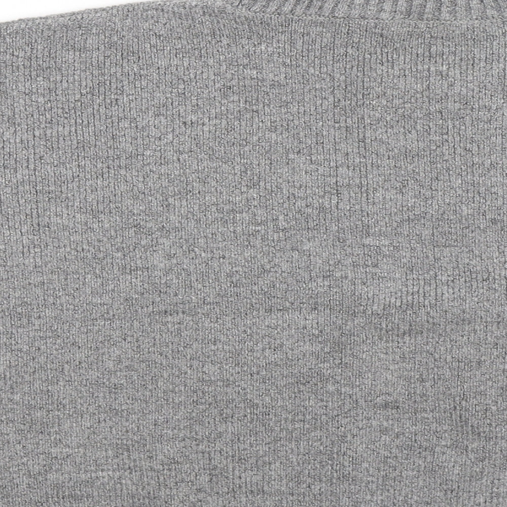 Marks and Spencer Womens Grey  Knit Pullover Jumper Size 14  - Oversized