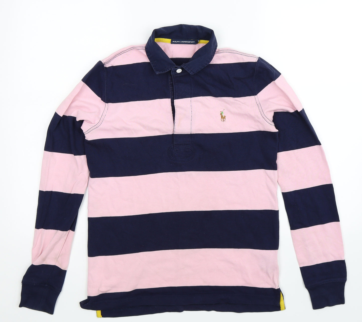 Ralph Lauren Sport Womens Multicoloured Striped  Basic Polo Size M
