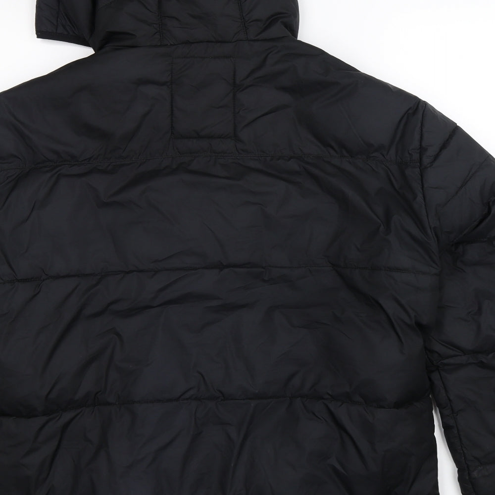 JACK & JONES Mens Black   Puffer Jacket Jacket Size XL