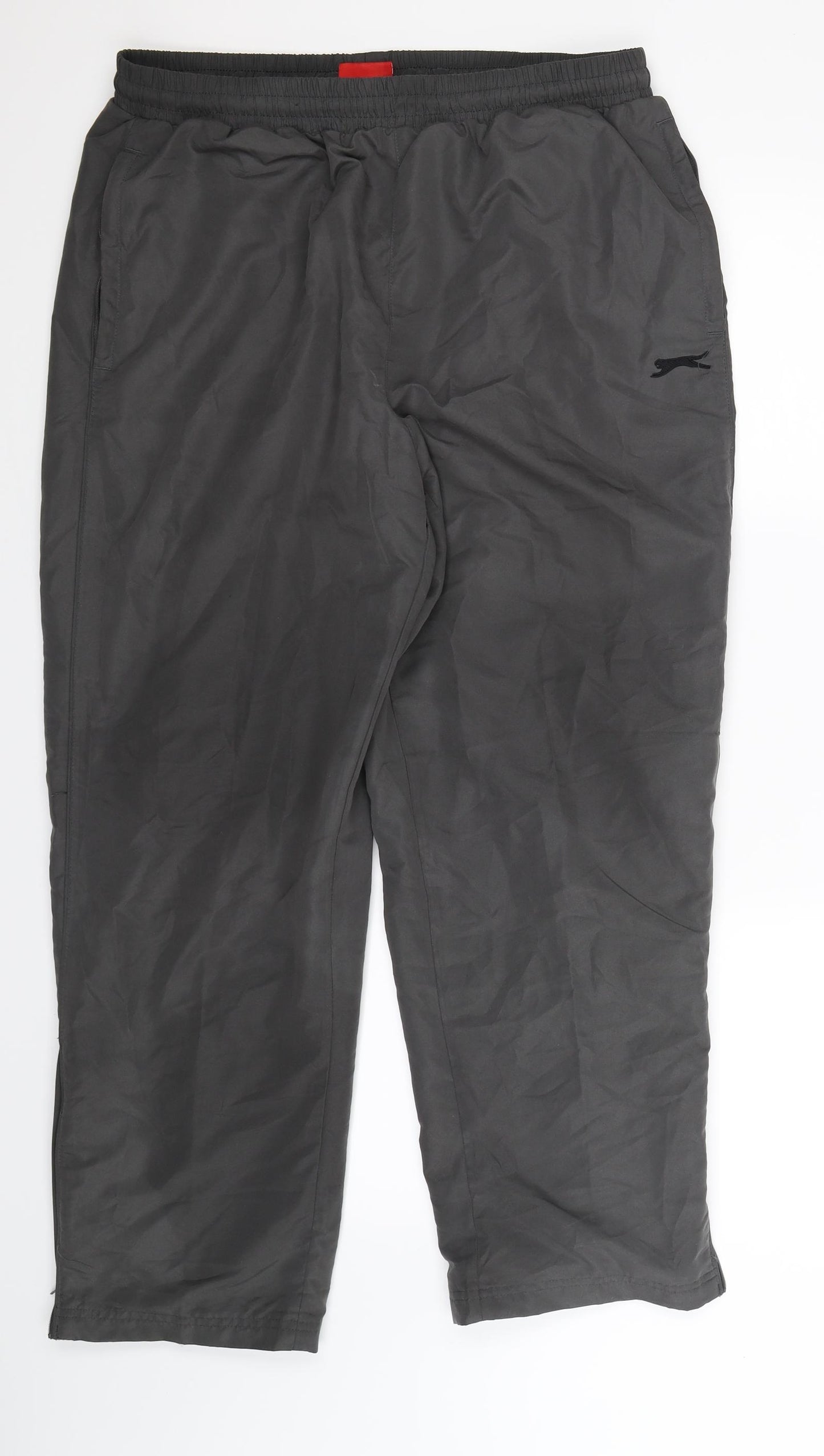 Slazenger Mens Grey   Track Pants Trousers Size XL L27 in