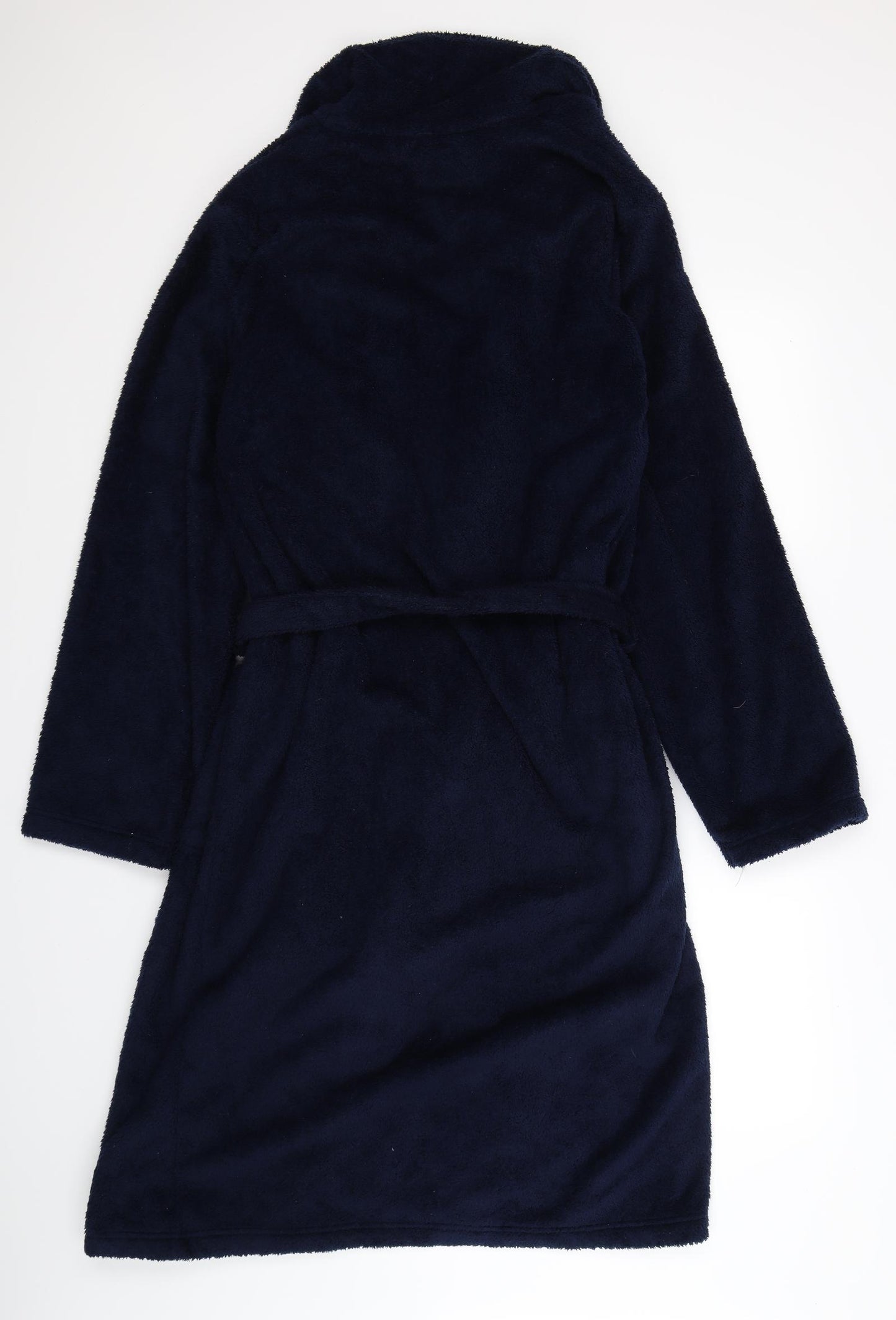 Marks and Spencer Mens Blue  Fleece  Robe Size S
