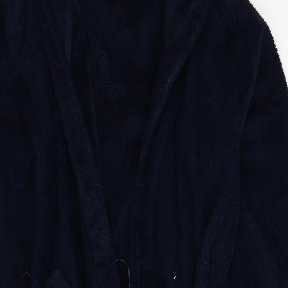 Marks and Spencer Mens Blue  Fleece  Robe Size S