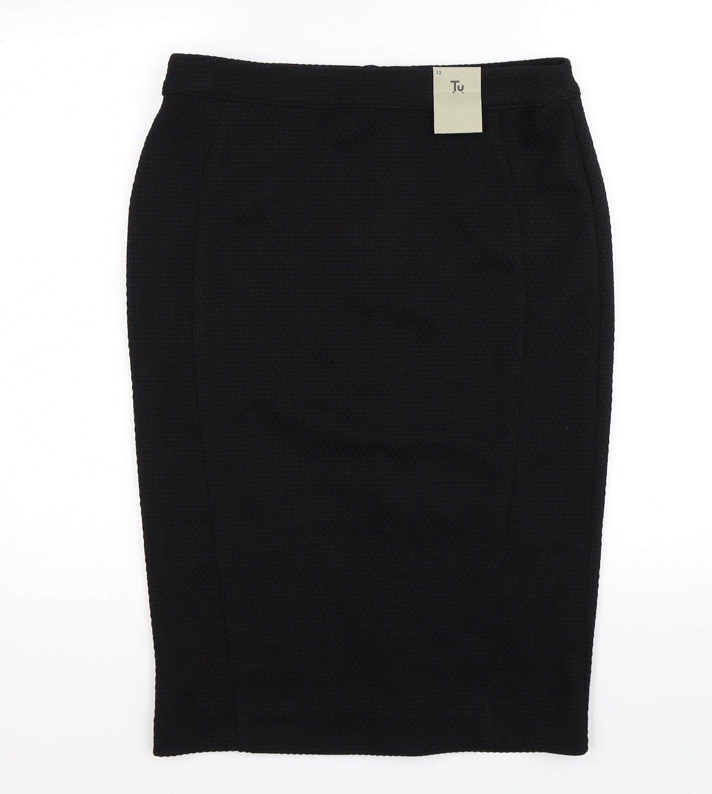 TU Womens Black   Straight & Pencil Skirt Size 12
