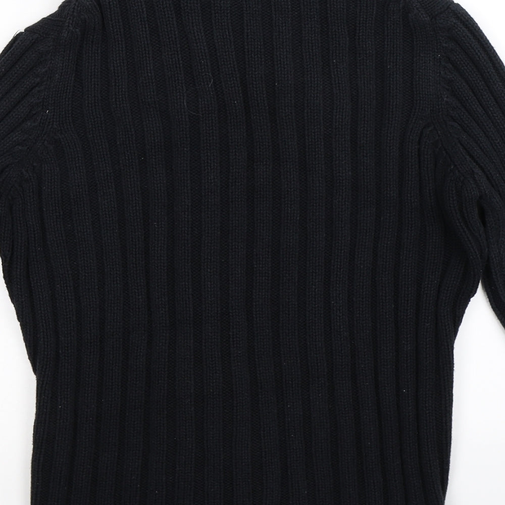 Marks and Spencer Womens Black  Knit Cardigan Jumper Size M