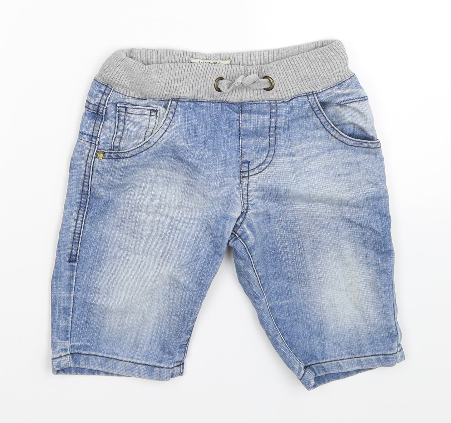 Marks and Spencer Boys Blue  Denim Bermuda Shorts Size 5-6 Years