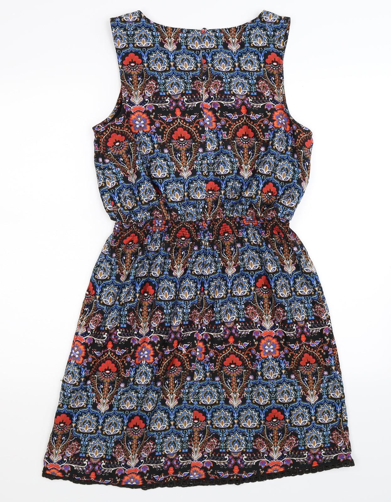 New Look Womens Multicoloured Floral  Fit & Flare  Size 10