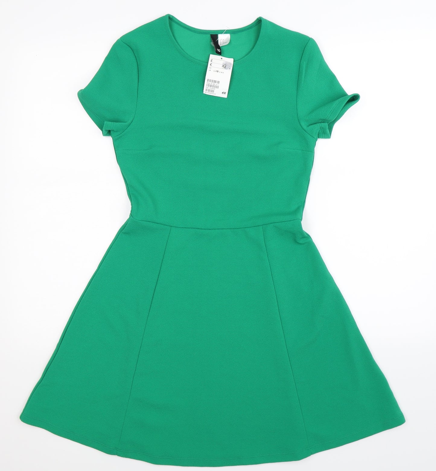 Divided Womens Green   Fit & Flare  Size 10