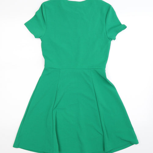 Divided Womens Green   Fit & Flare  Size 10