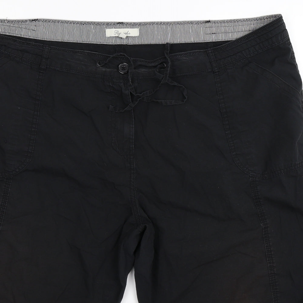 Peacocks Womens Blue   Chino Shorts Size 20