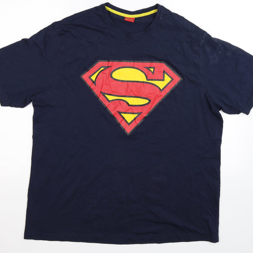 George Mens Blue    T-Shirt Size XL  - Superman