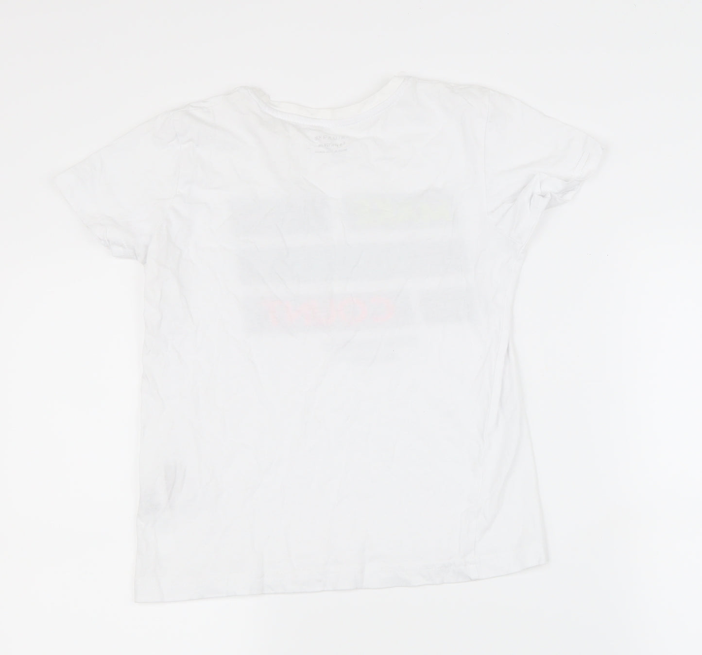 Primark Boys White   Basic T-Shirt Size 7-8 Years
