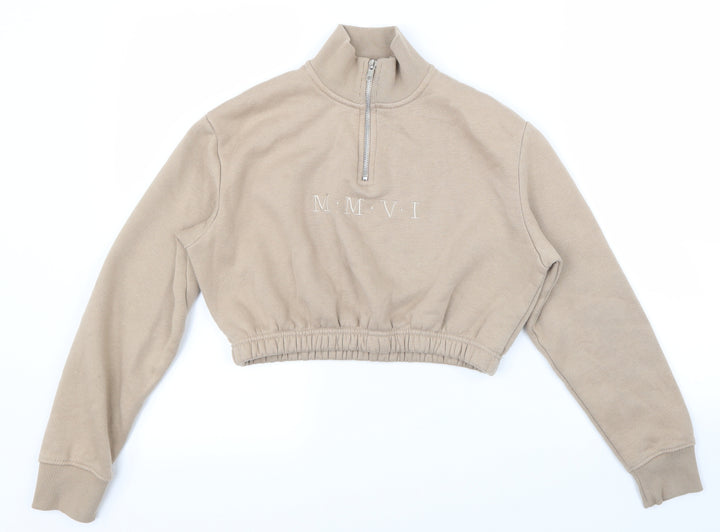 Boohoo Womens Beige   Pullover Jumper Size 8
