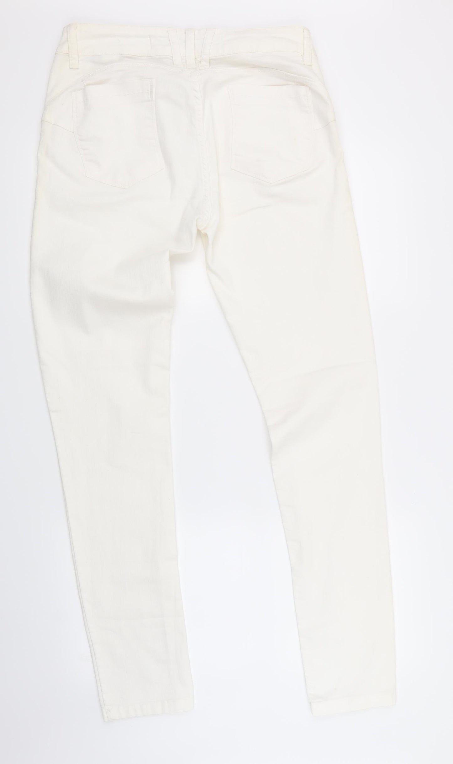 NEXT Womens White   Skinny Jeans Size 14