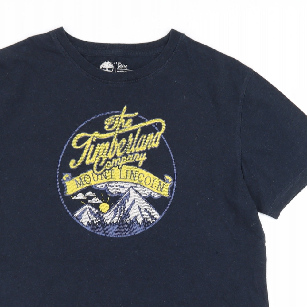 Timberland Mens Blue    T-Shirt Size M