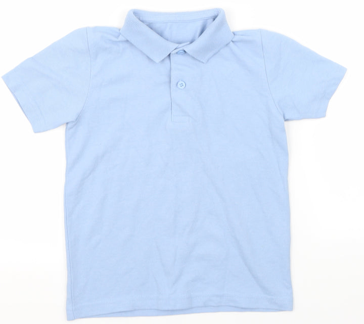 TU Boys Blue Basic Button-Up Size 3XL