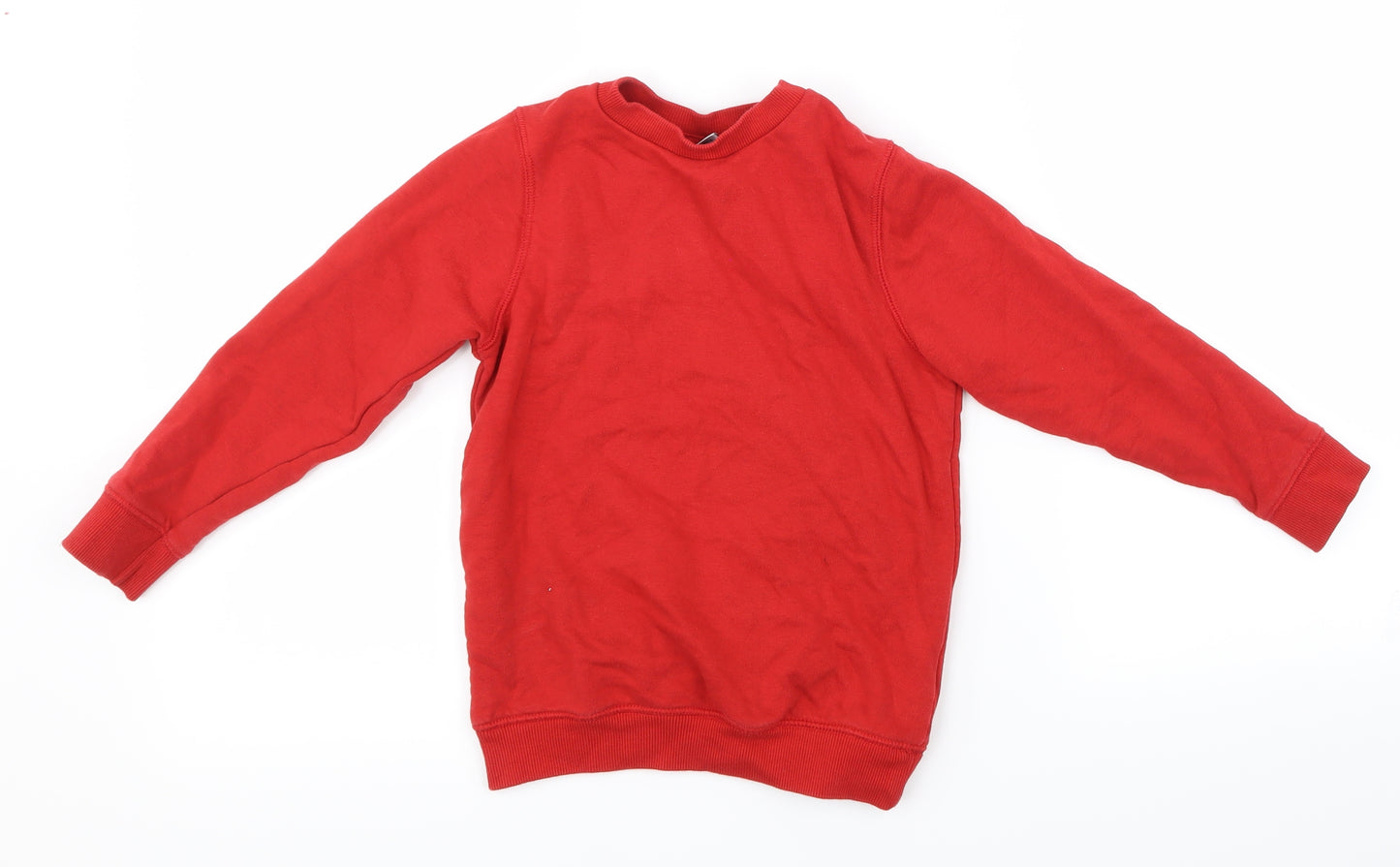 TU Boys Red   Pullover Sweatshirt Size 5 Years