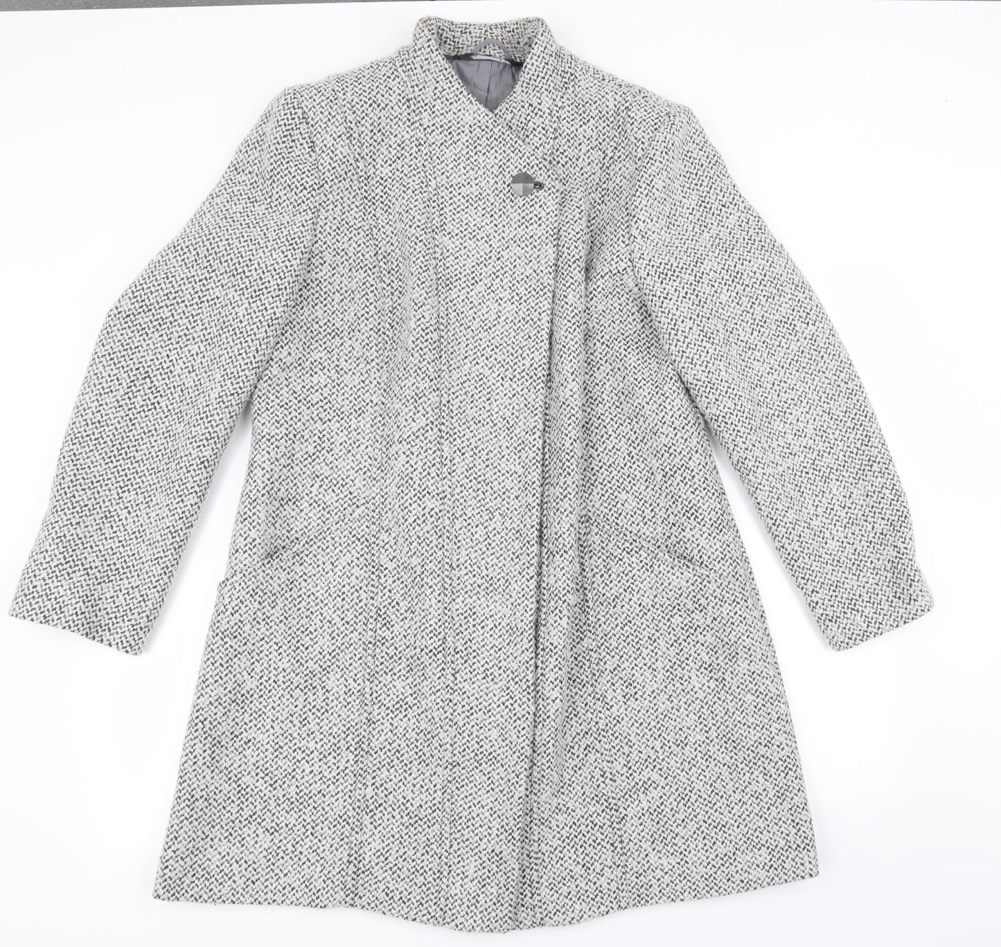 Bonmarche Womens Black   Trench Coat Jacket Size 16