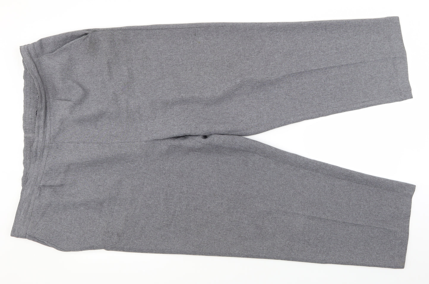 Bonmarché Womens Grey   Cropped Trousers Size 18