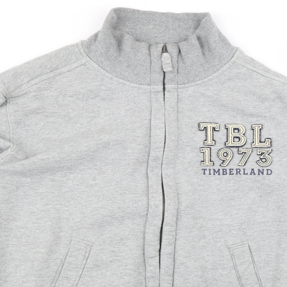 Timberland Mens Grey   Full Zip Jumper Size M
