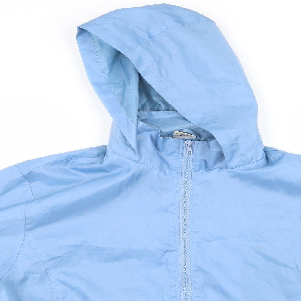 Neuville Womens Blue   Rain Coat Coat Size 14