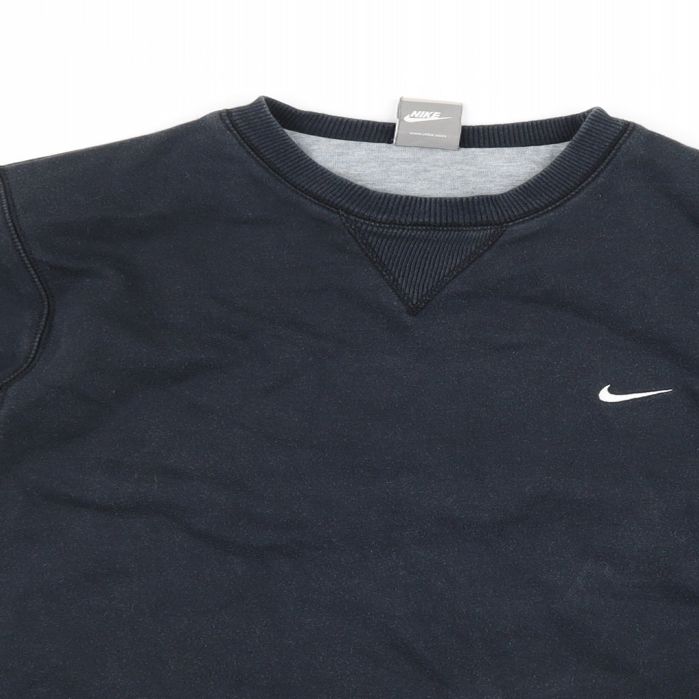 Nike Mens Blue   Pullover Sweatshirt Size M