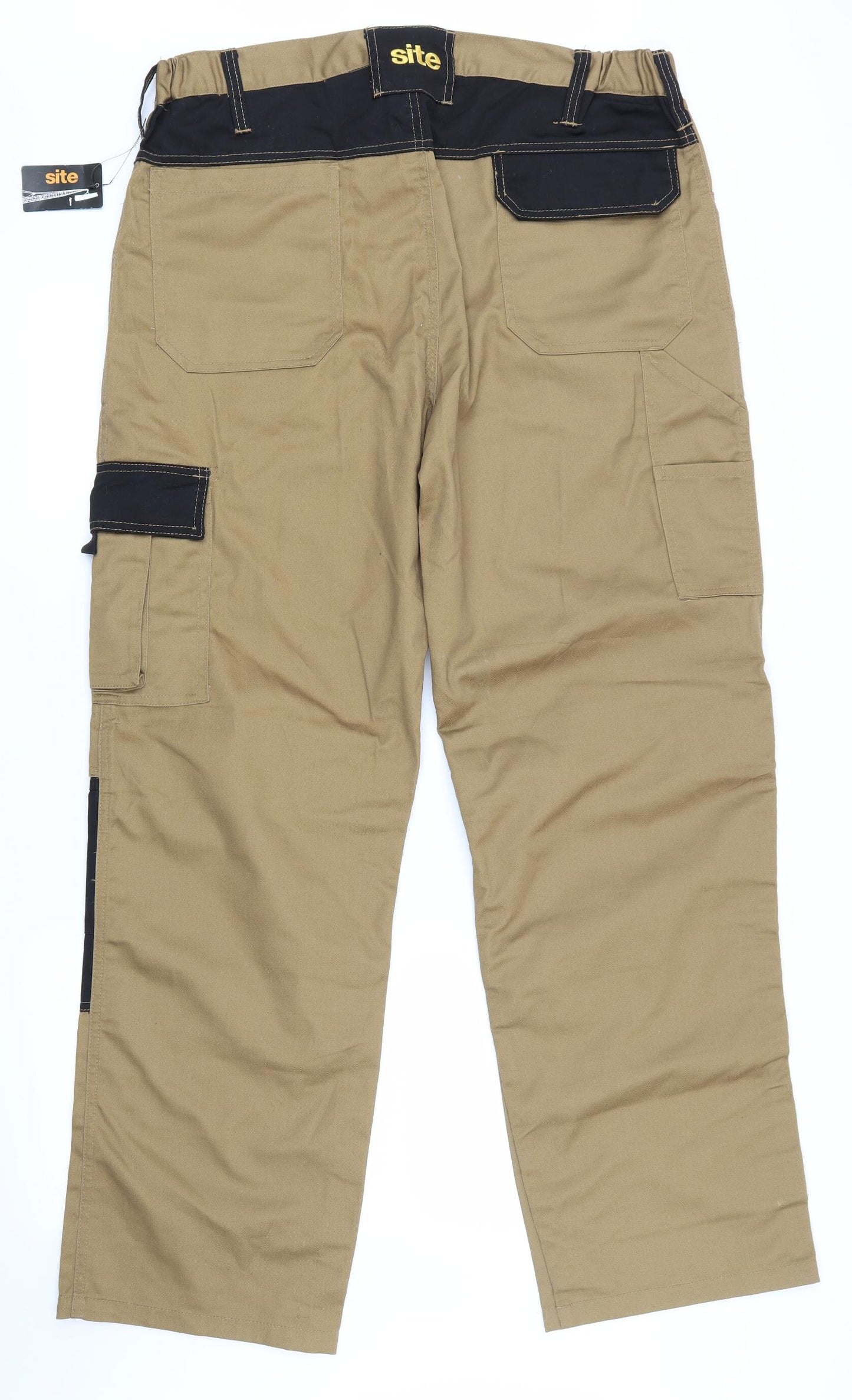 Site Mens Brown   Cargo Trousers Size 36 L32 in