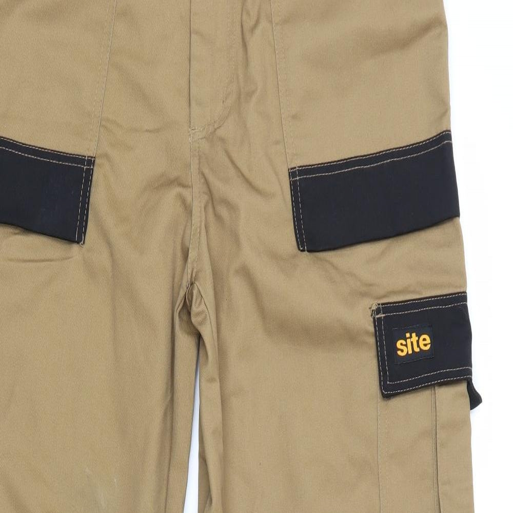Site Mens Brown   Cargo Trousers Size 36 L32 in