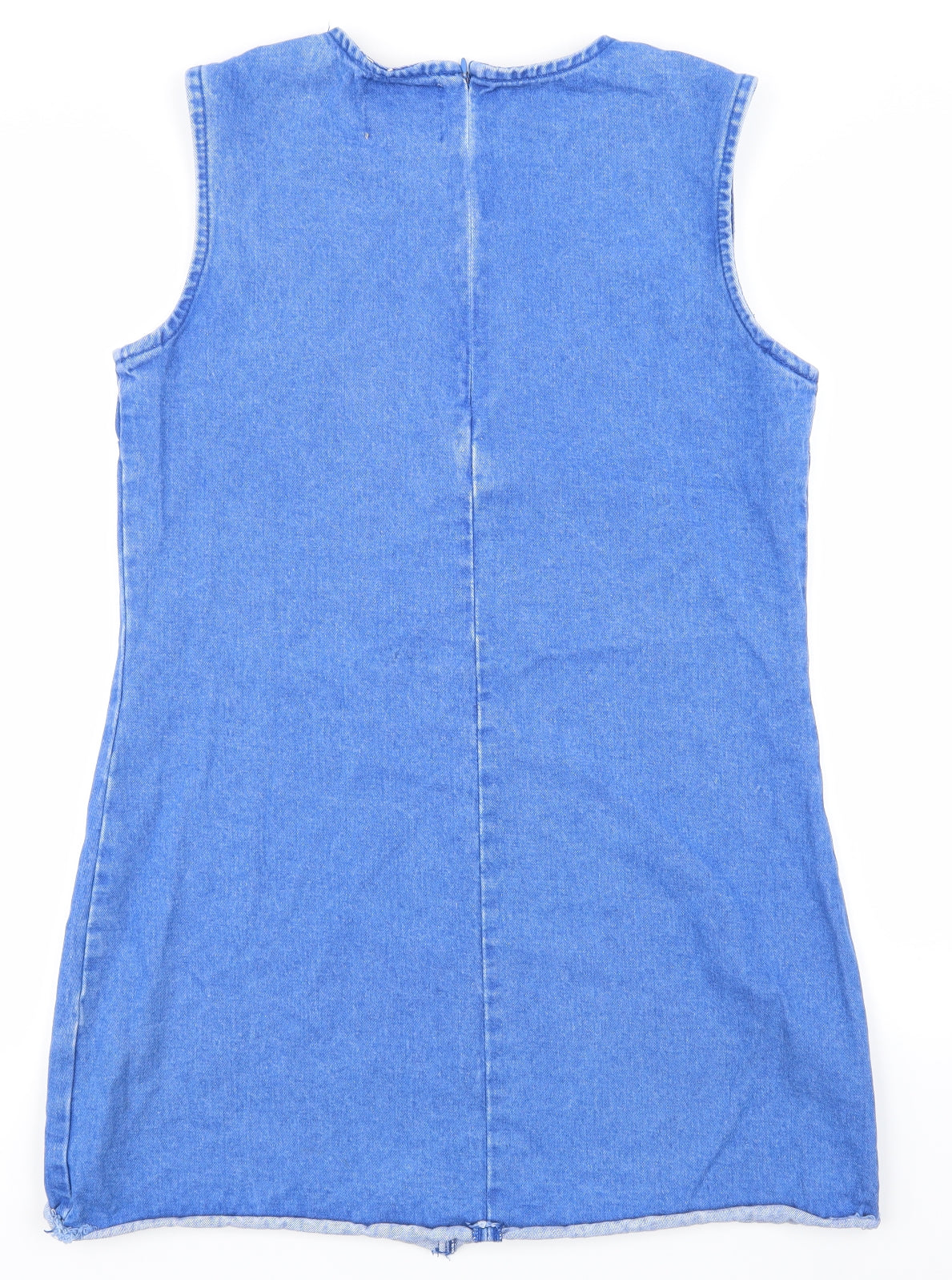 Primark Womens Blue   Pinafore/Dungaree Dress  Size 12