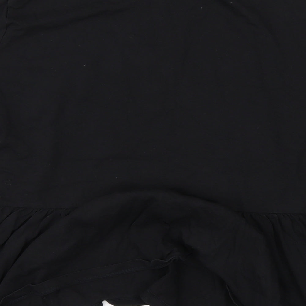 F&F Womens Black   Basic T-Shirt Size 14