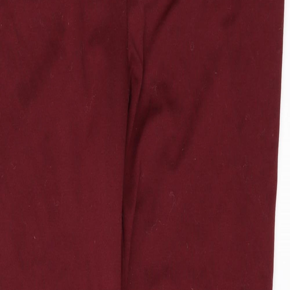 SOHO Womens Red   Jogger Leggings Size M L28 in
