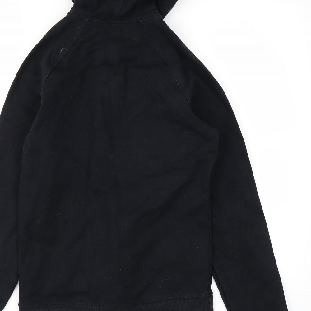 Marks and Spencer Womens Black   Full Zip Hoodie Size 8
