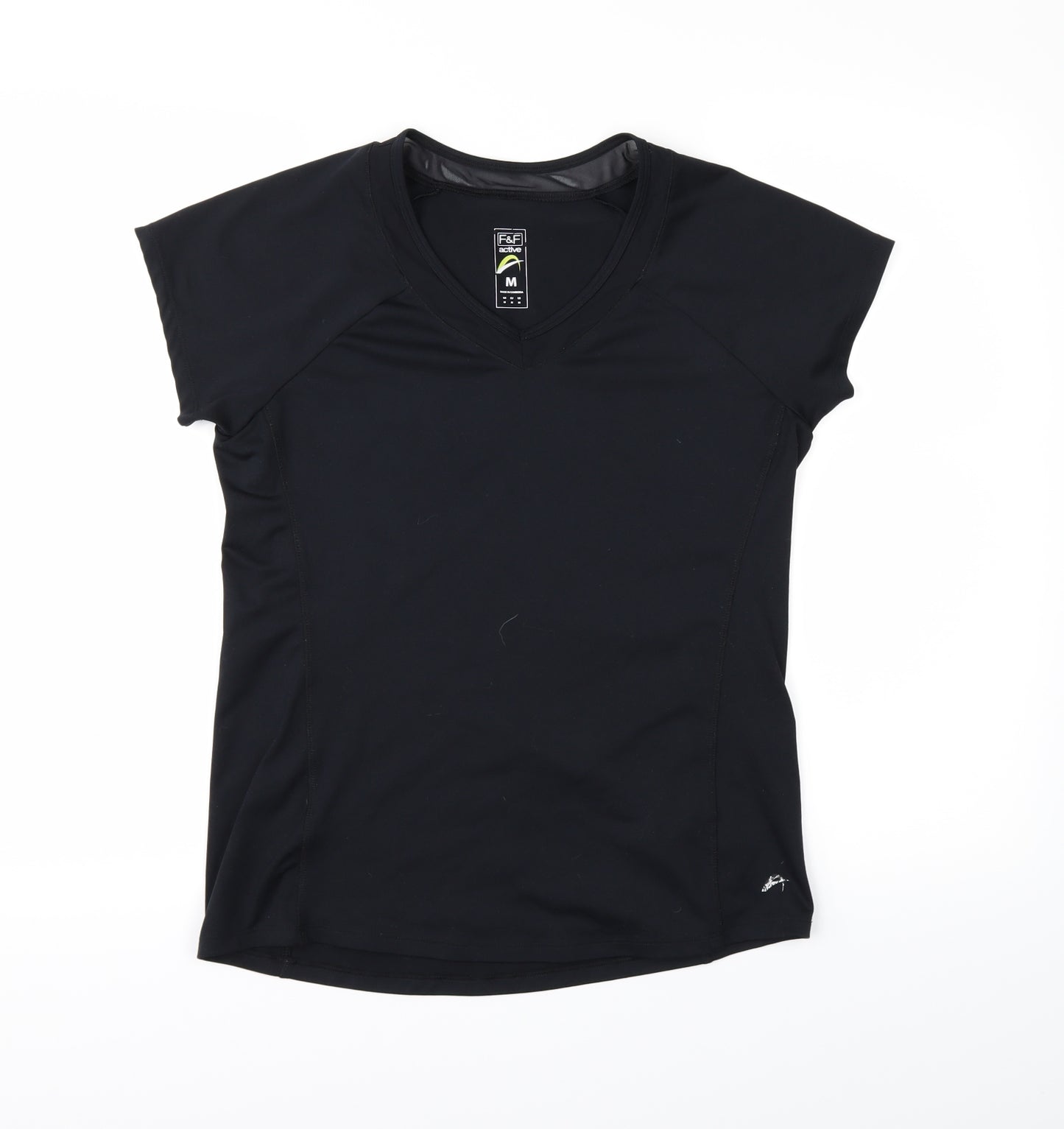 F&F Womens Black   Basic T-Shirt Size M