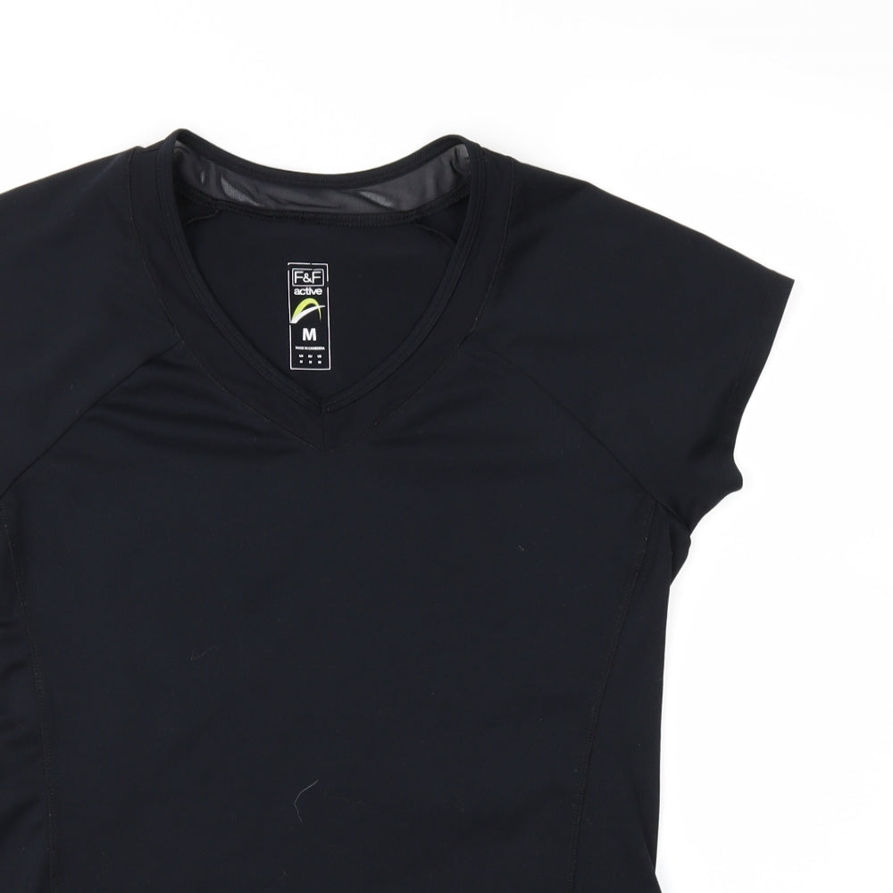 F&F Womens Black   Basic T-Shirt Size M