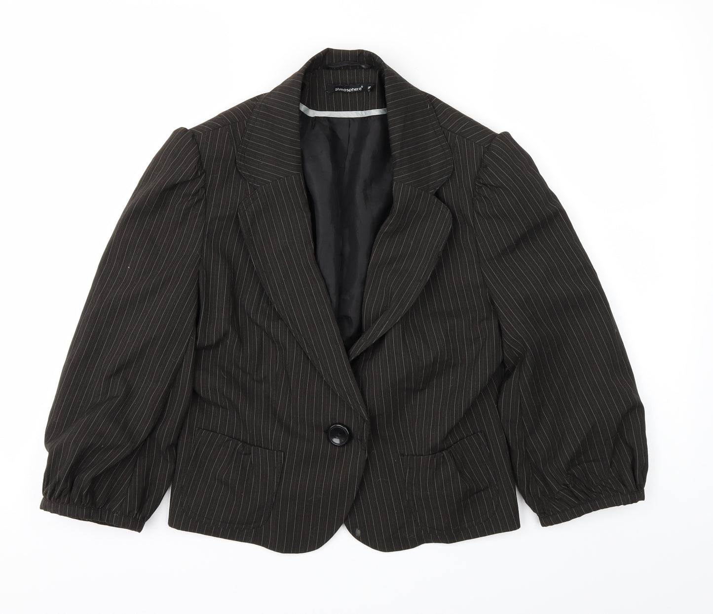 Atmosphere Womens Brown   Overcoat Coat Size 12